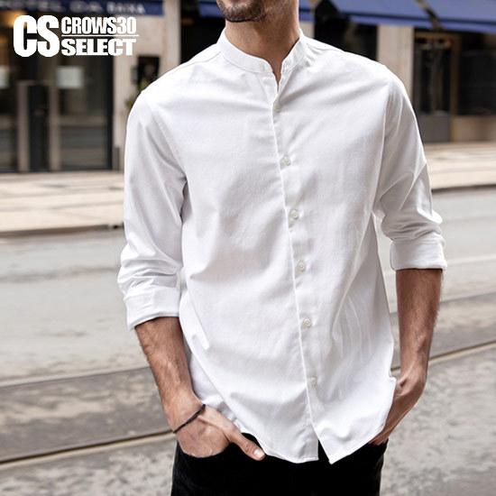 ノーカラーシャツ メンズ モード系 シャツ メンズ ビジネスシャツ ドレスシャツ インポート 22 春 夏 新作 お兄系 V系 ビジュアル系 ビター系 ホストスーツ A 2 No Eri Sht Alleglo クローズ30スタイル 通販 Yahoo ショッピング