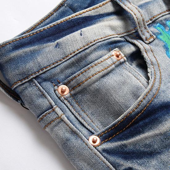 デニムパンツ メンズ スキニーパンツ ダメージ加工 ハード デニムパンツ メンズ スキニーパンツ ダメージ加工 ハード