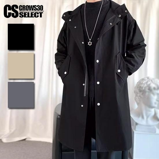 ロングコート メンズ モード系 コート V系 モッズコート ロング丈