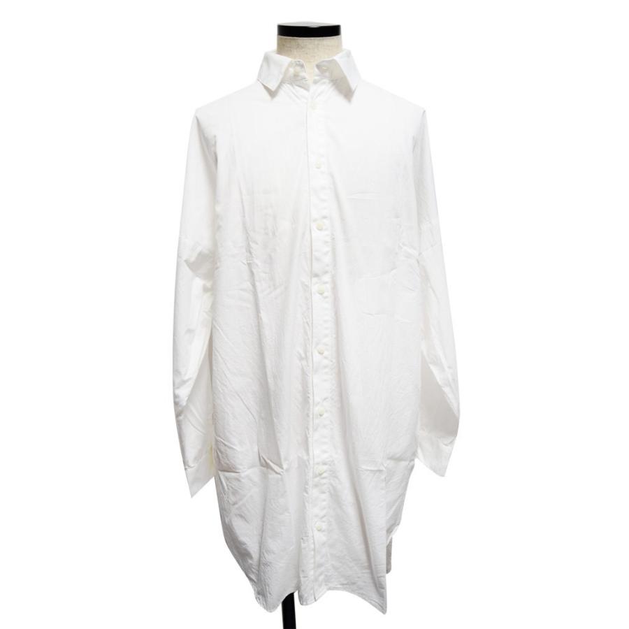 シャツ メンズ ロング丈 長袖シャツ 無地 ホワイト 白 ビックシャツ ビッグシャツ ブランド Alleglo 個性的 ホスト V系 ビジュアル系 モード系 日本製 A Wht Alleglo クローズ30スタイル 通販 Yahoo ショッピング