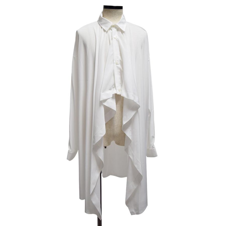 OUAT ロングシャツ　シャツコート　ホワイト OUAT ロングシャツ シャツコート ホワイト