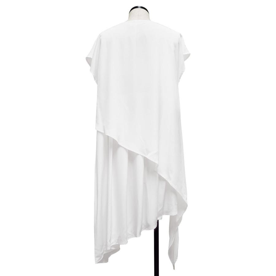 50 Off ワンピース メンズ モード系 メンズ ロング丈 チュニック Tシャツ メンズ モード系 Tシャツ モード系 ワンピース Allegro アレグロ 個性的 V系 ビジュアル系 ストリート系 モード系 ファッション トップス 21 夏 春 新作 衣装 ユニセックス レディース ホワイト