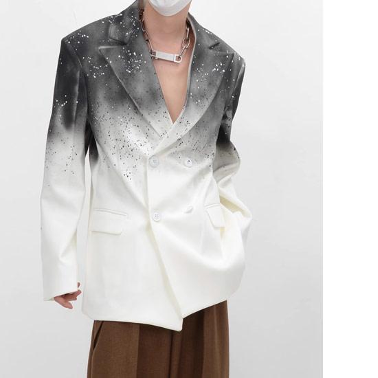 テーラードジャケット メンズ モード系 アウター V系 ジャケット