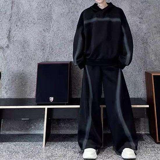 オラオラ系 セットアップ メンズ V系 パーカー 上下セット