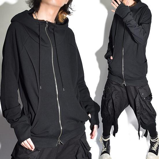 上品 個性的 ブランド オリジナル 黒 ブラック 指貫き ライダースパーカー ボリュームネック メンズ パーカー ホスト モード系 ビジュアル系 V系 パーカー カラー ブラック Www Gatorheatandair Com
