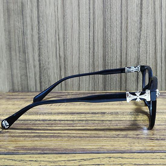 伊達メガネ メンズ オラオラ系 眼鏡 グリッド メガネ 十字架