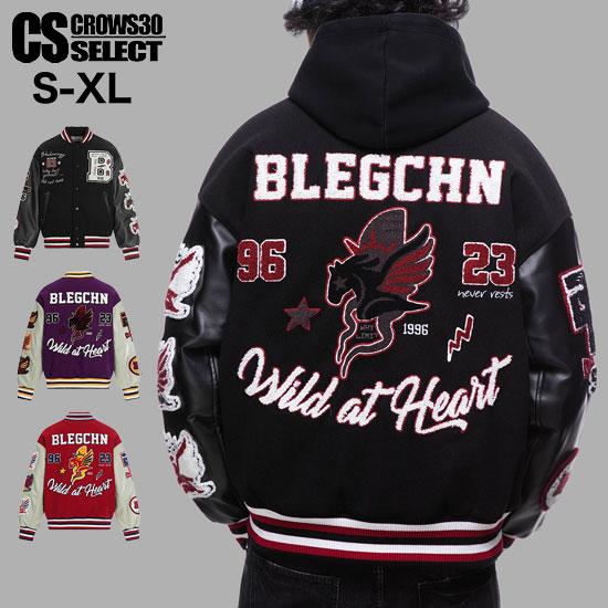 スタジャン オラオラ系 スタジャン メンズ V系 ジャケット アウター 裏地