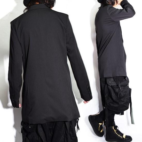 テーラードジャケット メンズ ロング丈 ロングテーラードジャケット