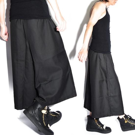 ガウチョパンツ メンズ 袴パンツ ワイドパンツ スカートパンツ オリジナル 男性に人気 ブランド 衣装 ビジュアル系 日本製 個性的 モード系 V系