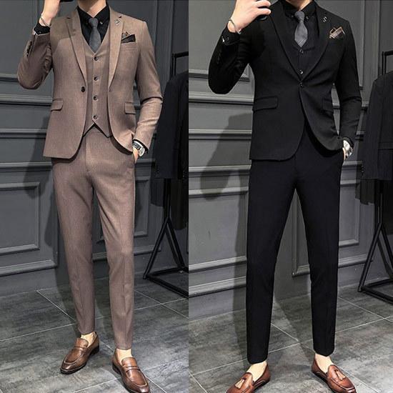 スーツ メンズ ホストスーツ ブラウン ベージュ 3pスーツ スリムスーツ 結婚式 二次会 パーティー 送料無料 インポート 21 冬 新作 お兄系 V系 ホスト A 9 Brm Sin 3sute Alleglo クローズ30スタイル 通販 Yahoo ショッピング