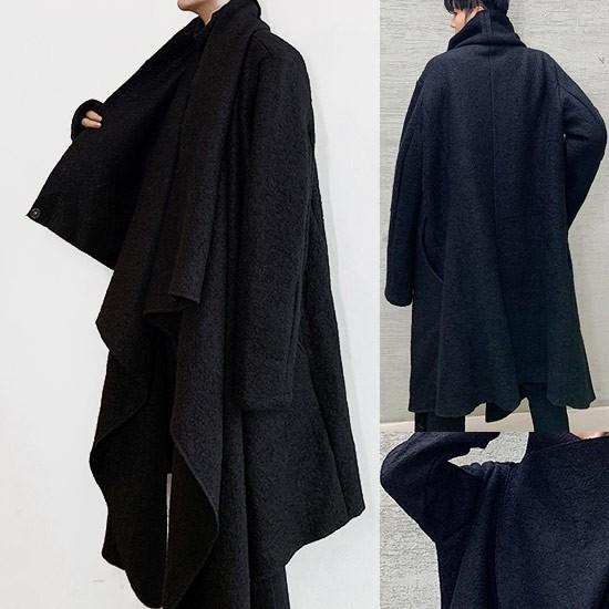 ドレープコート メンズ ロングコート モードファッション ガウンコート インポート 19 秋 冬 新作 お兄系 V系 ホスト 衣装 モード系 ファッション A 9 Dore Ul Coat Alleglo クローズ30スタイル 通販 Yahoo ショッピング
