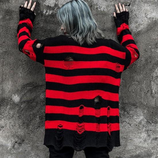 ニットソー メンズ ロンT ロングTシャツ セーター ボーダー