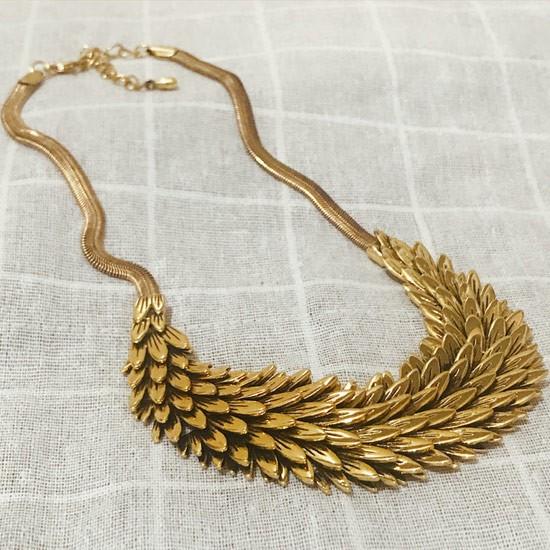 ネックレス メンズ ウィング 羽 スーツアクセサリー ラグジュアリー