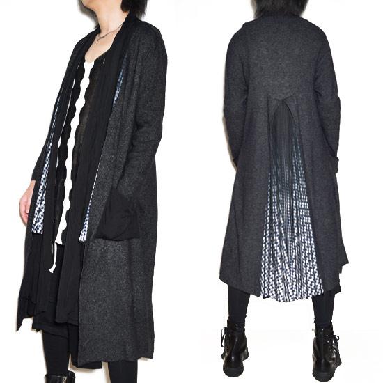 カーディガン メンズ モード系 ロングカーディガン 重ね着 V系