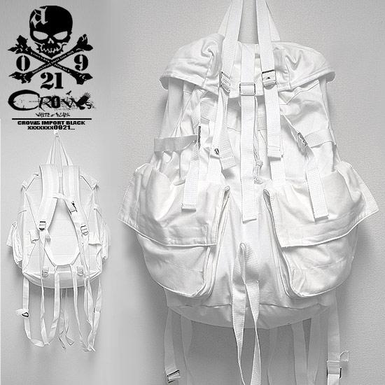 リュックサック メンズ ディバッグ ミリタリー モード系 ホワイト 白 インポート お兄系 デイバッグ バックパック Bag ユニセックス 男 鞄 Al Wht Code Ryuk Alleglo クローズ30スタイル 通販 Yahoo ショッピング