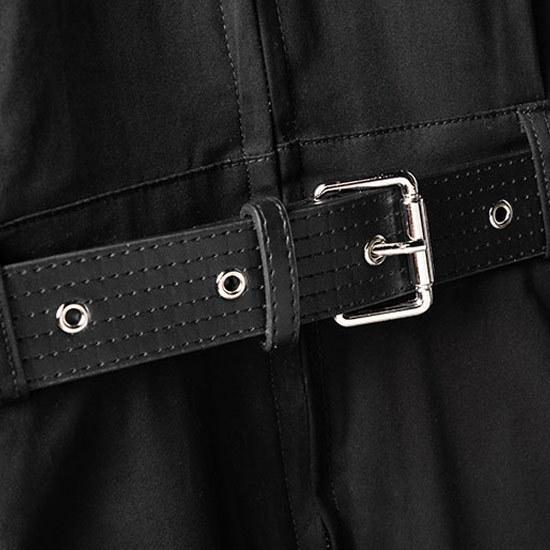 ツナギ メンズ つなぎ モード系 上下セット ライダース ジッパー