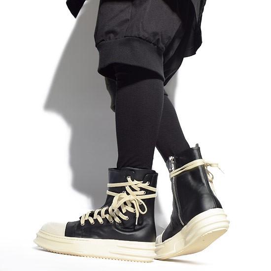 スニーカー メンズ ハイカットスニーカー 本革 レザー シューズ