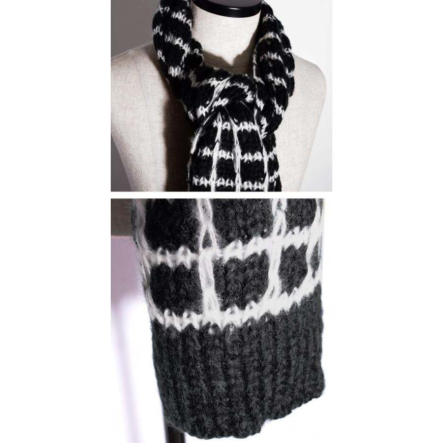 マフラー メンズ ニットマフラー チェック 格子 インポート ユニセックス ロングマフラー 個性的 V系 ホスト 30代 40代 大人 衣装 Ali Windblkmafle Alleglo クローズ30スタイル 通販 Yahoo ショッピング