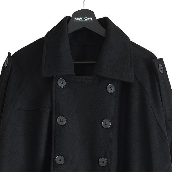 ダブルコート メンズ ポンチョ ナポレオンコート 変形 2018 春 新作 30