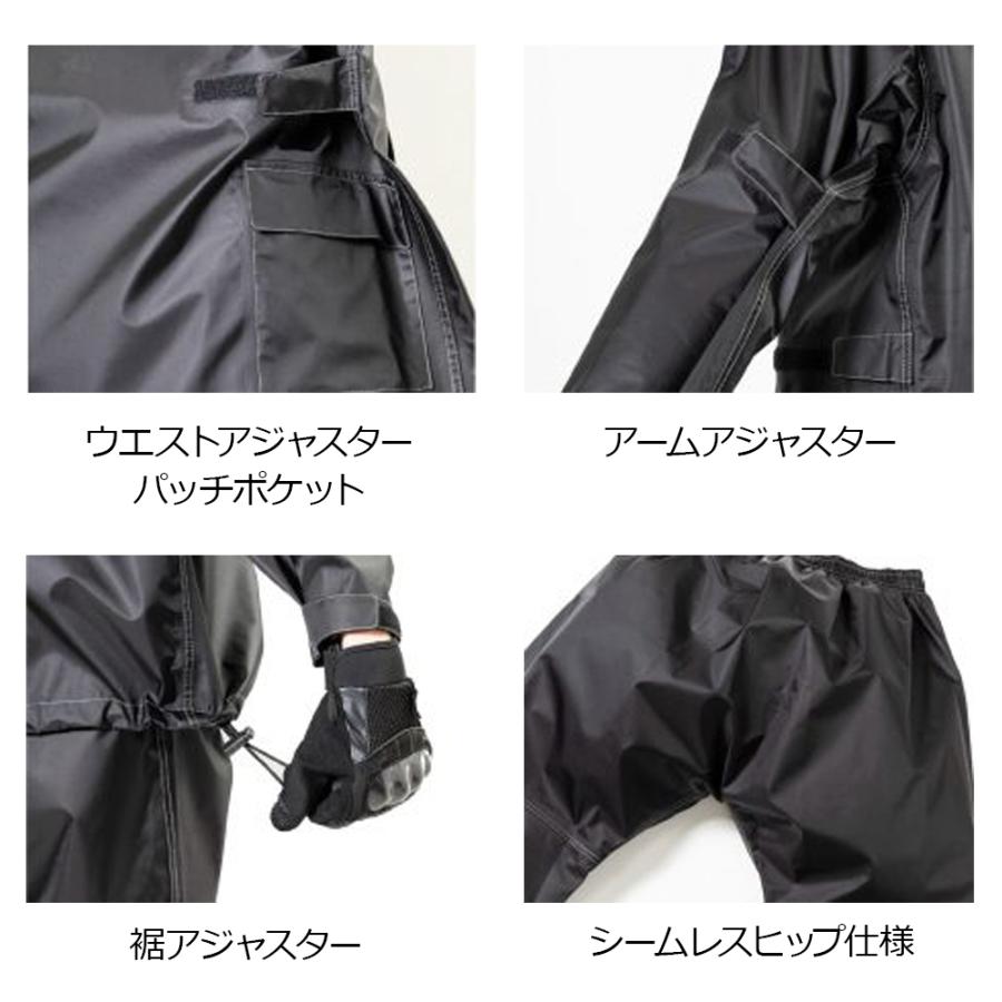 AVIREX レインウェア メンズ 釣り 登山 レインコート 自転車