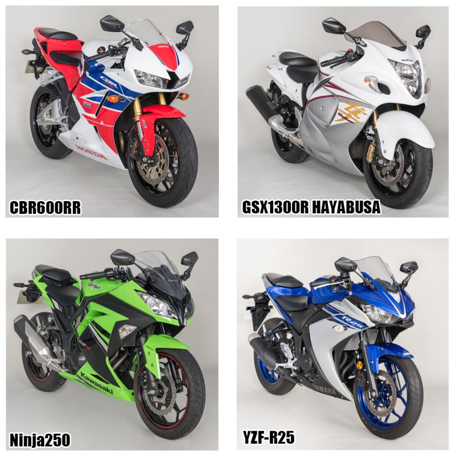 85%OFF!】 TANAX カウリングミラー7 カウル取り付け専用 ブラック