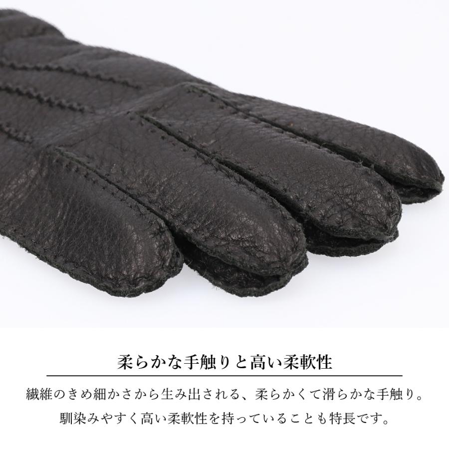 Attivo 革手袋 メンズ 鹿革 手袋 ウール レザーグローブ ディア Attivo 革手袋 メンズ 鹿革 手袋 ウール レザーグローブ ディア