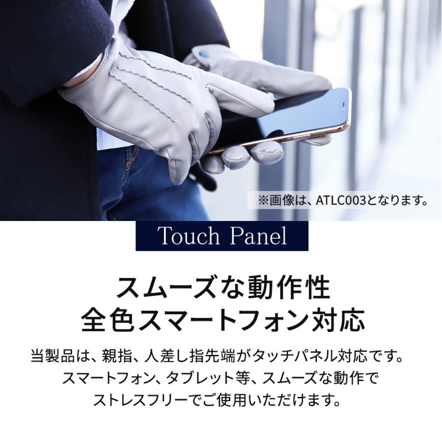 革手袋 メンズシープスキン  カシミア メンズ レザーグローブ スマホ対応 防寒 男性用 羊革  30代 40代 50代 ギフト プレゼント 特価｜alleguretto88jp｜10