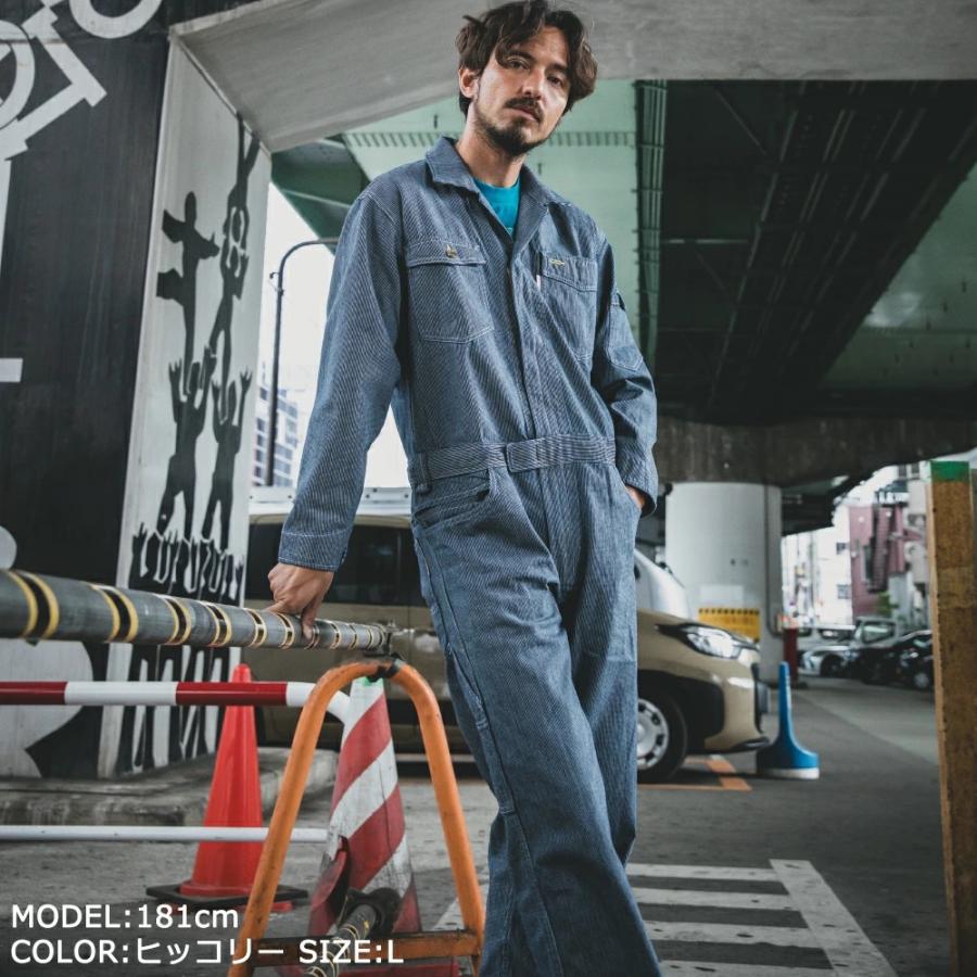 バイク ウェア ツナギ GRACE ENGINEER'S ヒッコリー 18サイズ バイク ウェア ツナギ GRACE ENGINEER'S ヒッコリー 18サイズ