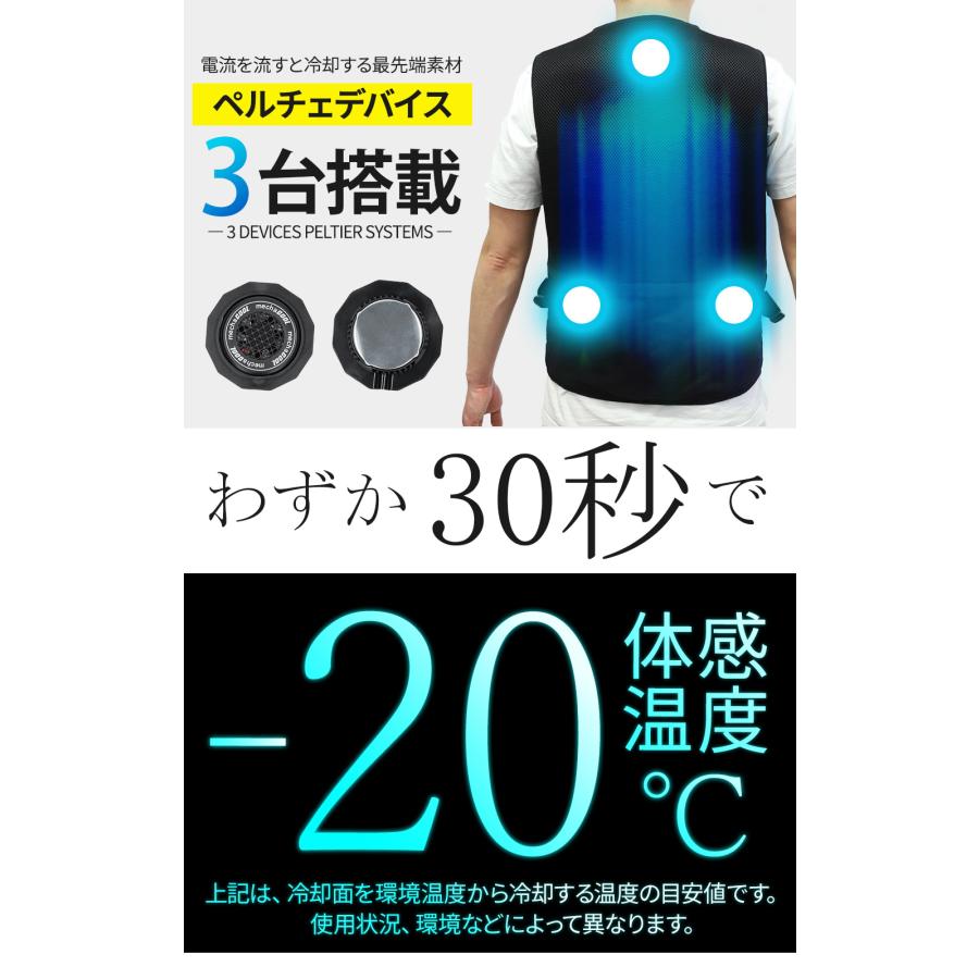 フローズンベスト L/XLサイズ ペルチェベスト ペルチェ素子 使用 フィッシングベスト バッテリー別売 めちゃクール 暑さ対策 | ブランド登録なし | 01