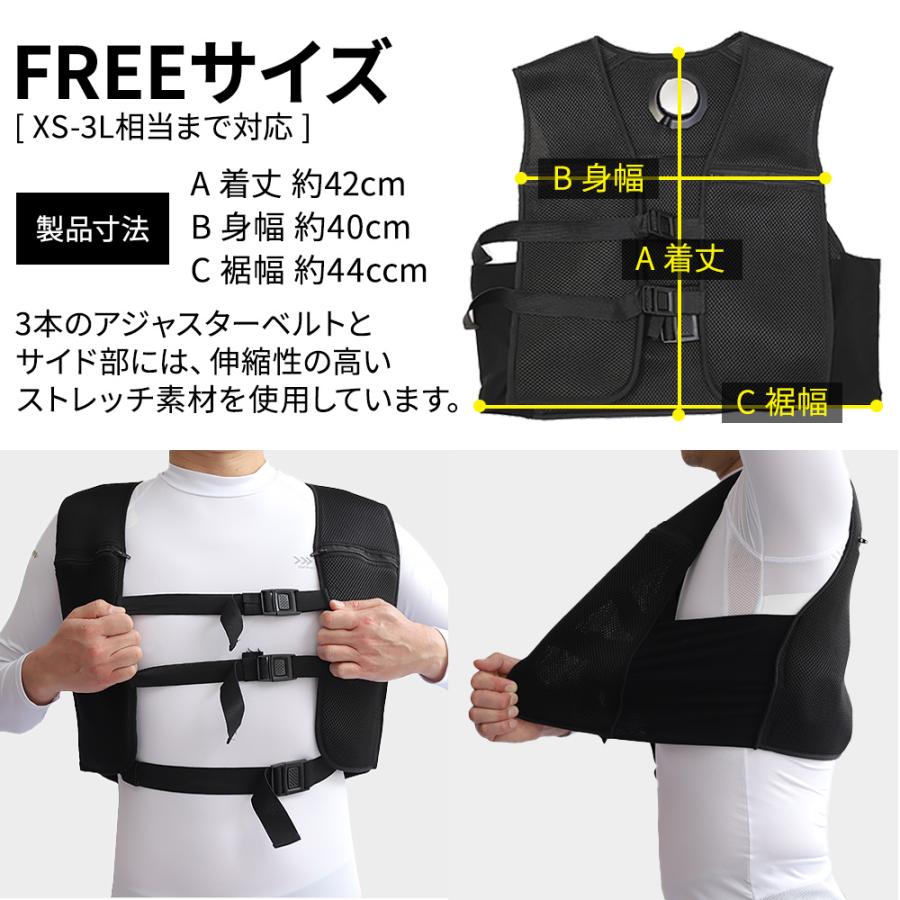 冬ギフト セ ペルチェベスト 温冷切り替え バッテリー別売 熱中症対策グッズ ナイロン