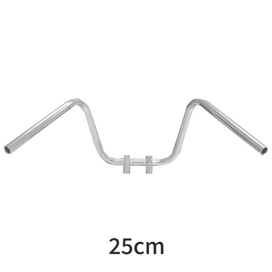 ヤマハ XJR400 1993-1994 セミ絞り 25cmアップハンドル ブラック