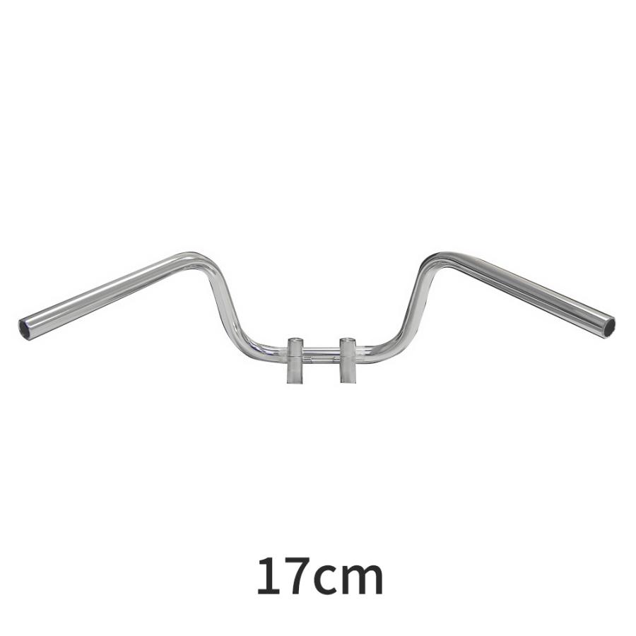 ヤマハ XJR400 1995-1997 セミ絞り 17cmアップハンドル ブラック