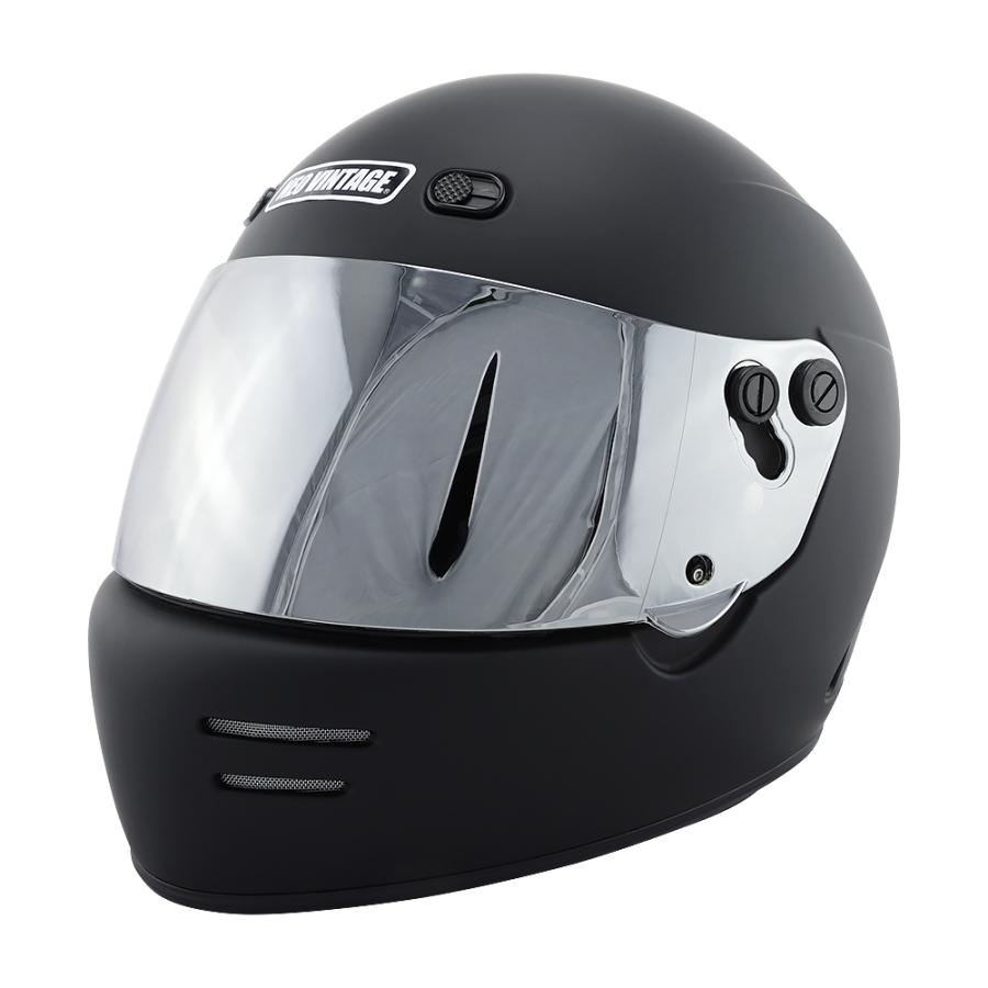 フルフェイスヘルメット マットブラック×クリアミラーシールド XLサイズ:61-62cm対応 VT6 VT-6 ステッカー付き  :HKACVT6MBKXLCLMIRSET:ハンドルキング - 通販 - Yahoo!ショッピング