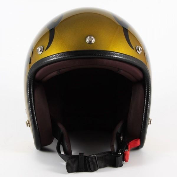 72Jam　ジェットヘルメット未使用 72JAM ジェットヘルメット&シールドセット Spindle - オレンジ