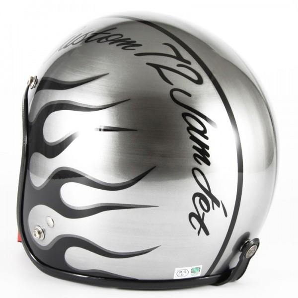 72JAM ジェットヘルメット　IRON FLAME シルバー 楽天市場】ジャムテックジャパン 72JAM JCP-29IRON CROSS