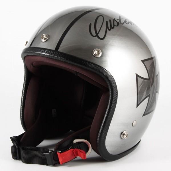 72JAM ジェットヘルメット&シールドセット IRON CROSS