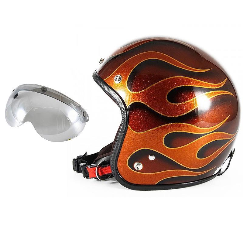 Arai ヘルメット 黒 ミラーシールド フレイムスデザイン Arai ヘルメット 黒 ミラーシールド フレイムスデザイン
