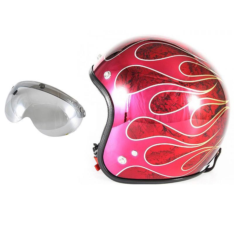 72JAM JCP-45 T2-RD ジェット　ヘルメット　P Sマーク JCP-45 FLAMES T-2(レッド) 72JAM ヘルメット | ジェット