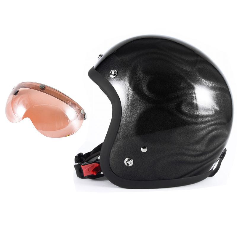 72JAM 72ジャム ジェットヘルメット GHOST FLAME　シールド付き 72JAM JET HELMET GHOST FLAME ゴーストフレイム JGシリーズ