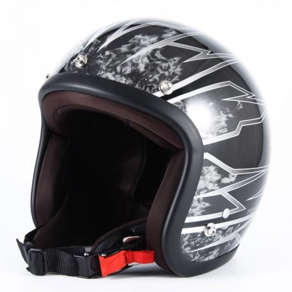 セール価格　72JAM　JJ-16　ジェットヘルメット 　ブラック　フリーサイズ 72JAM ジェットヘルメット&シールドセット STEALTH - ブラック