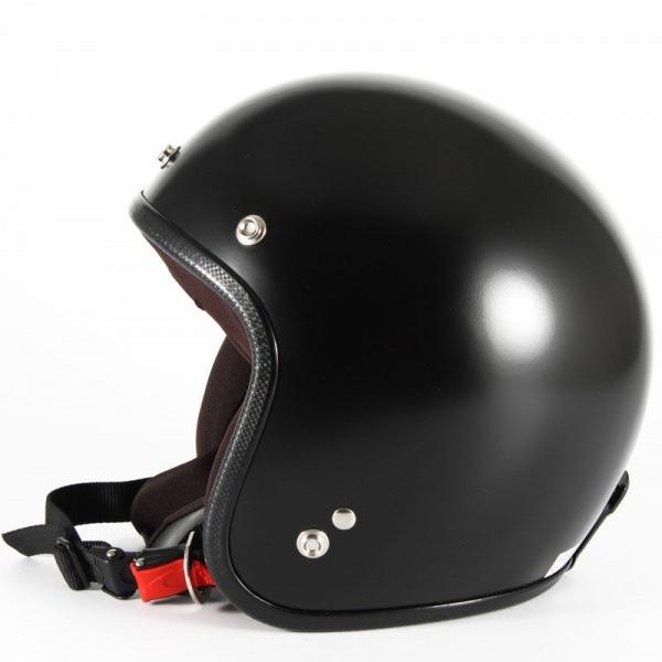 72JAM 女性用 ジェットヘルメット&シールドセット JP MONO HELMET - オフブラック  Sサイズ:55-57cm +開閉式シールド  JCBN-02  JPBM-5S