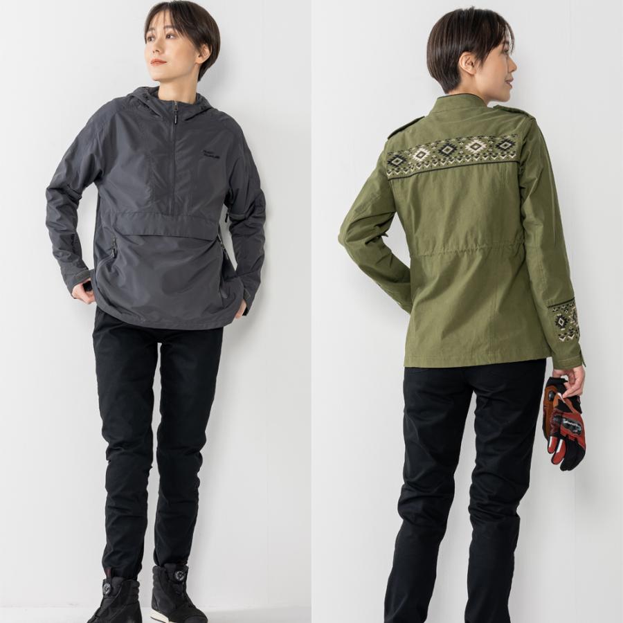 ROSSO バイク用パンツ グリーン新品 バイクパンツ レディース ストレッチ カーゴパンツ スキニー