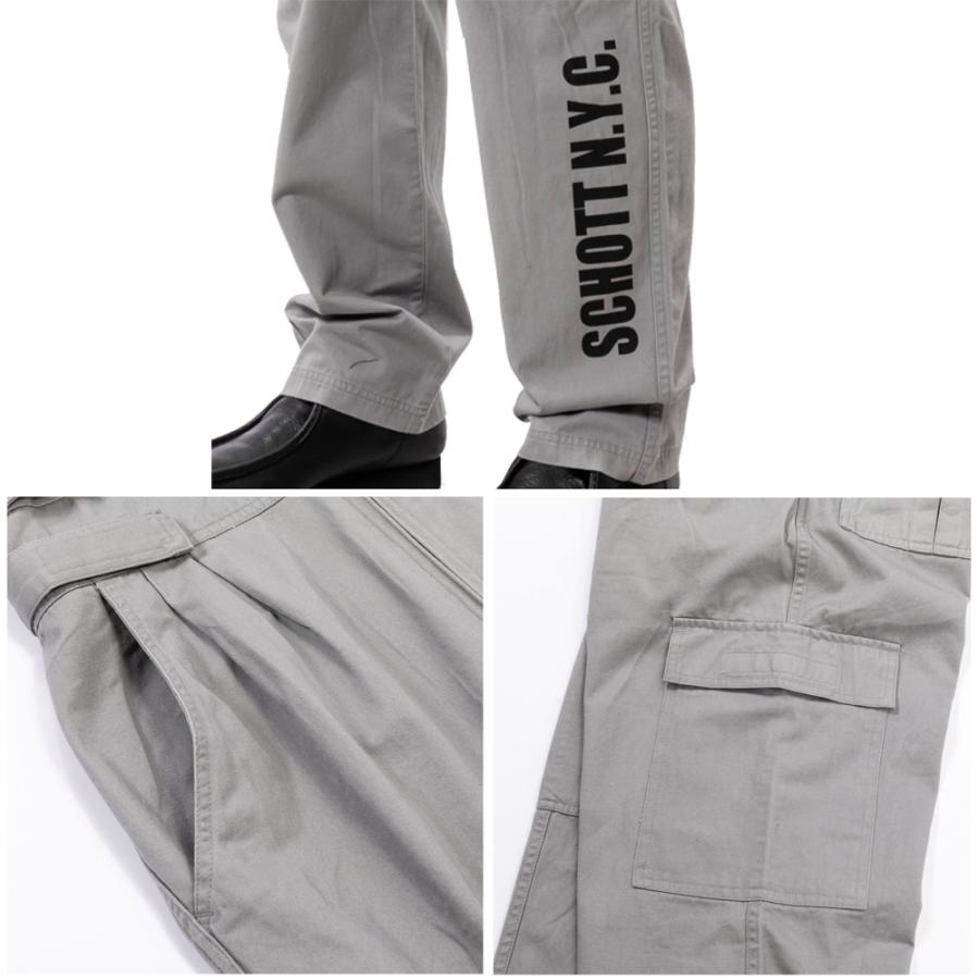 Schott N.Y.C つなぎ おしゃれ 長袖 作業着 綿100% SCHOTT MECHANIC  