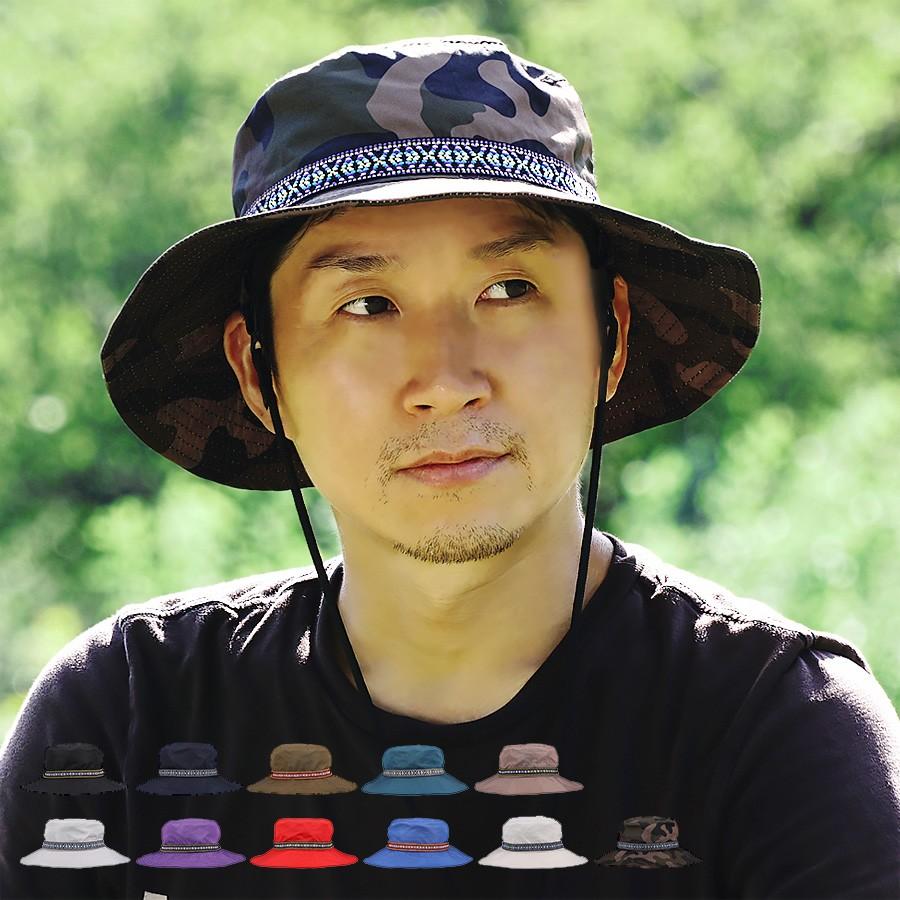 撥水アドベンチャーハット メンズ チロリアンテープ付き 男女兼用 全11色 Freeサイズ58cm Uvカット 帽子 アウトドア Tyo066 ハンドルキング 通販 Yahoo ショッピング