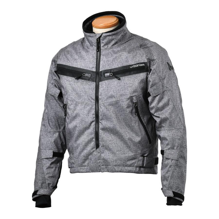 バイク用ジャケット メンズ 防風 防寒 防水 脱着式中綿インナー付き  