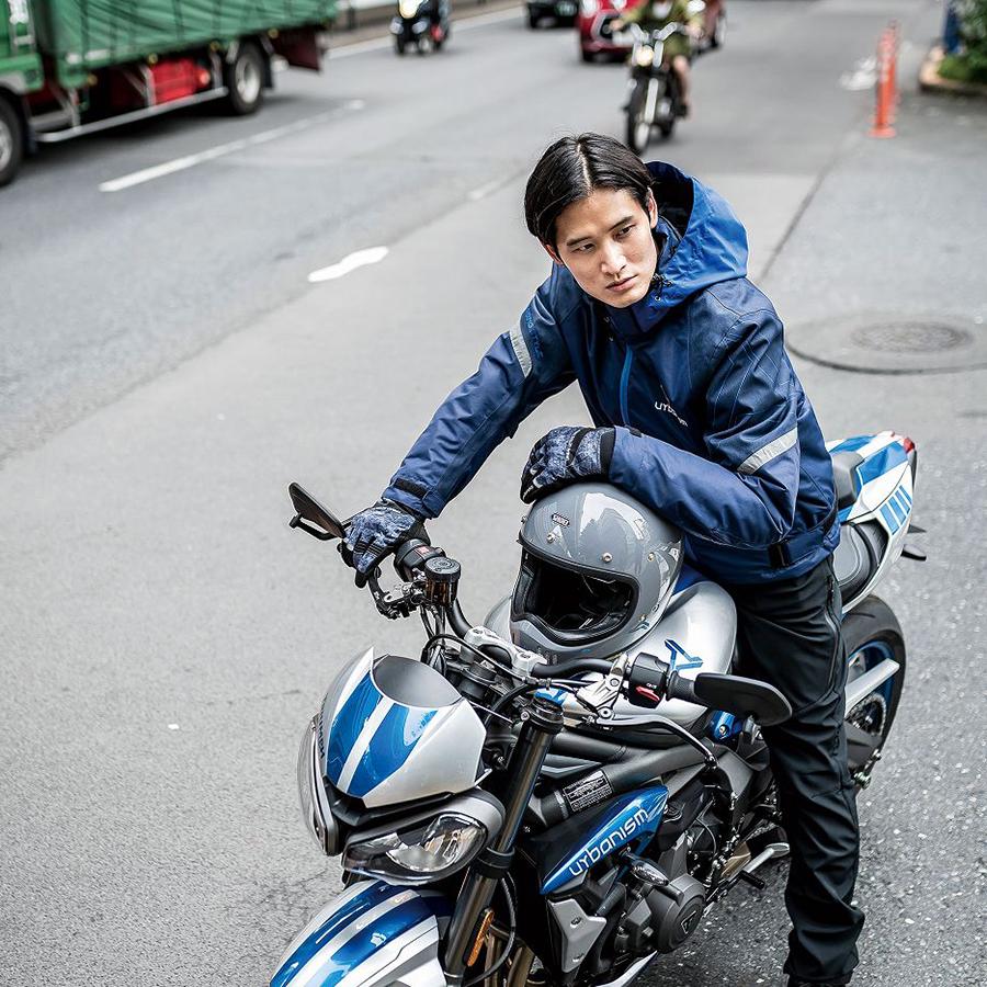 urbanism ウィンタージャケット メンズ バイク用 秋冬 防水 防風 防寒 