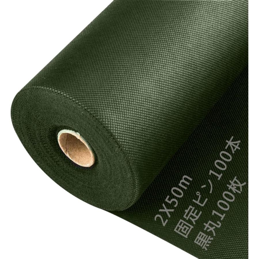 防草シート 除草シート 2mx50m 高耐久 高密度120g/m² 親水剤入 Amazon | LULULIFE 防草シート 除草シート 2mx50m 高耐久 高密度