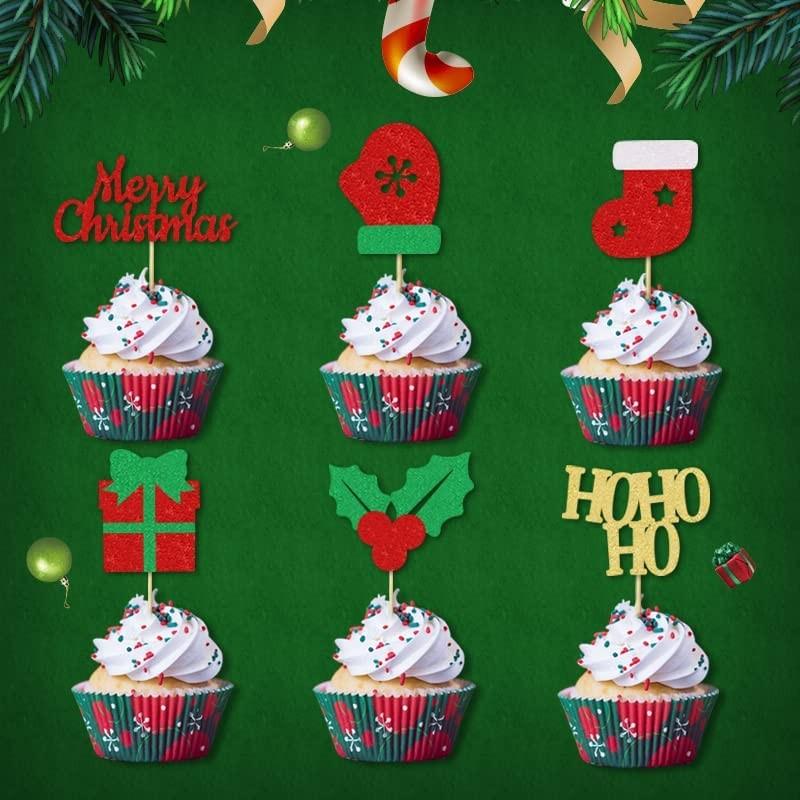 ケーキトッパー クリスマス 飾りお菓子 飾り付け デコレーション ケーキピック カップケーキトッパー ケーキオーナメント パーティーの装飾  Merrychristmas 12枚 :christmas-stick-12-hoho:Allen Crystal - 通販 -  Yahoo!ショッピング