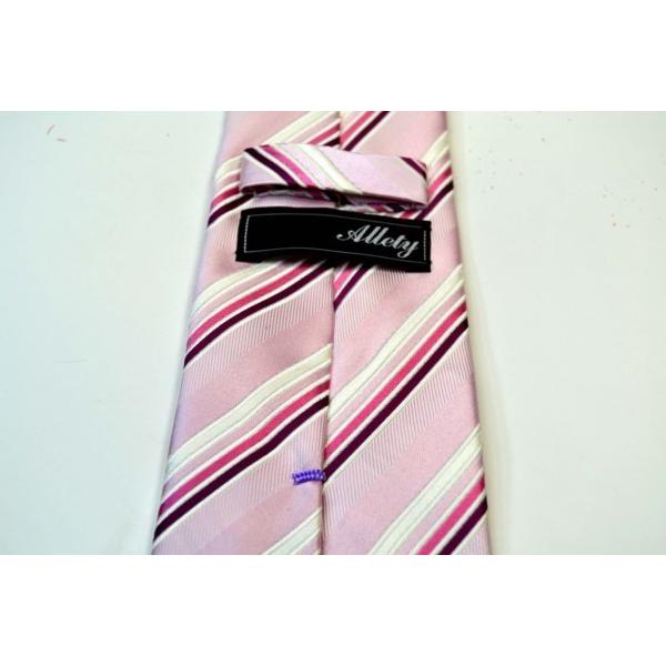 ピンク地に濃いピンクのグラデーションネクタイ/結婚式/5%OFF/STN