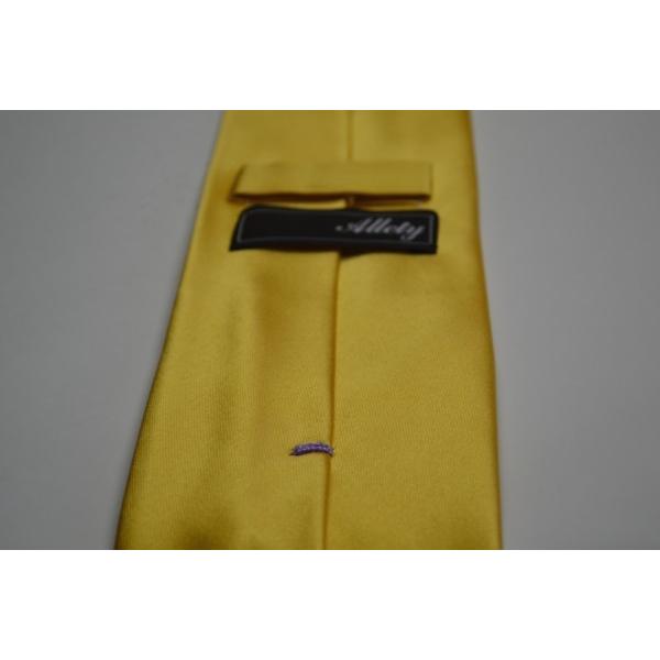 無地（シルクサテン）/イエローゴールドのネクタイ/30%OFF/AP-009